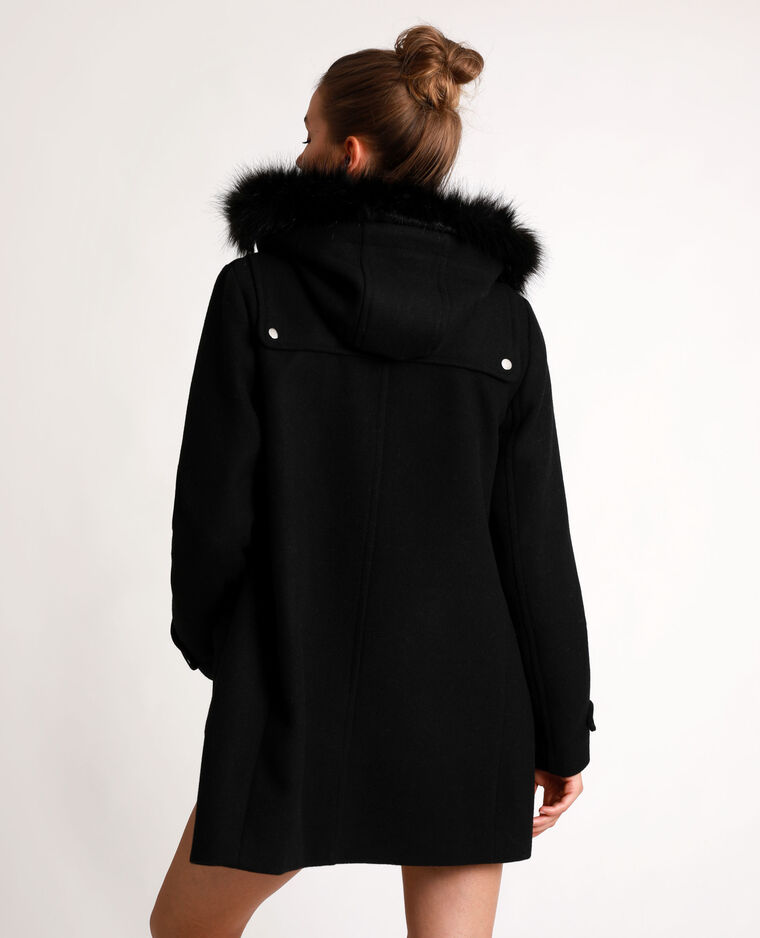 manteau a capuche noir