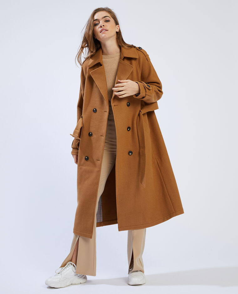manteau long femme oversize